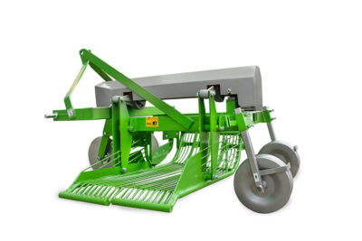 1 row vibration potato digger with side discharge