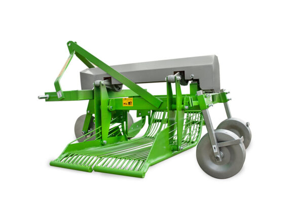 1 row vibration potato digger with side discharge