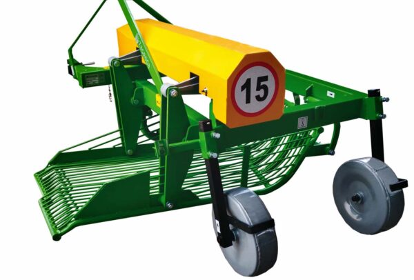 1 row vibration potato digger with side discharge