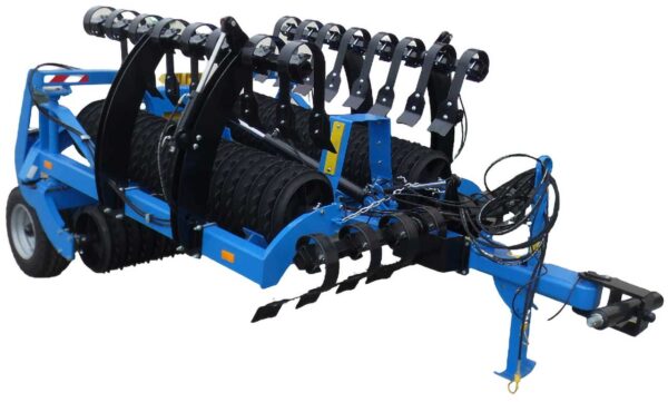 3-section Cambridge roller, hydraulic folding