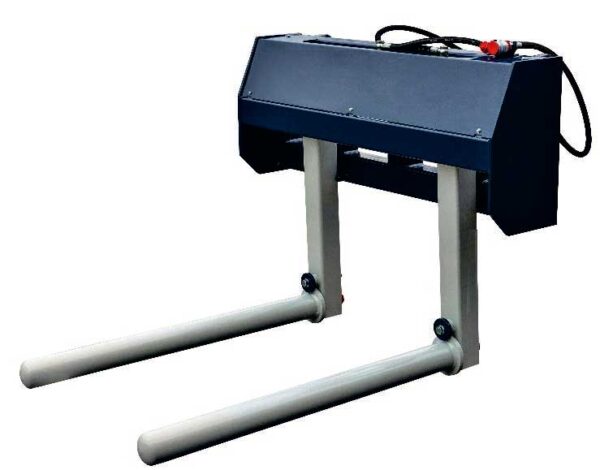 Hydraulic bale carrier standard