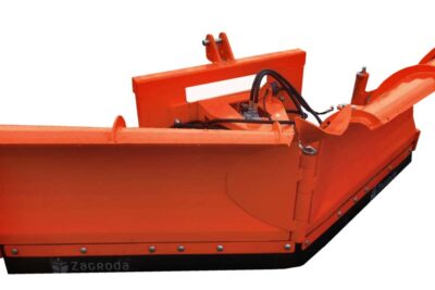 Light divided snow plow