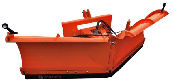 Light divided snow plow