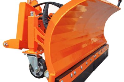 Light straight snow plow