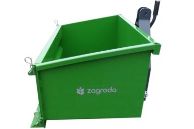 Mounted and mechanical transport box for mini tractors