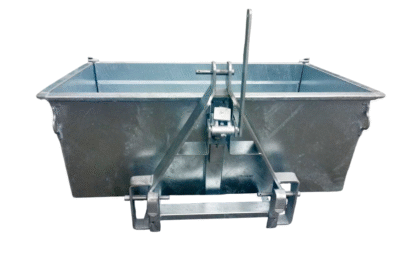 Mounted transport box- galvanized