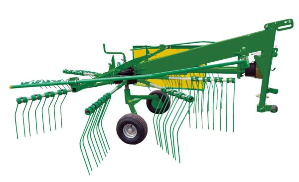 Single rotor rake