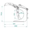 Holzgreifer mit Doppelarm ALFA 1,0t – Bild 3