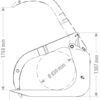Chwytak do drewna dwuramienny SIERRA 3,5t - obrazek 3