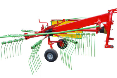 Single rotor rake