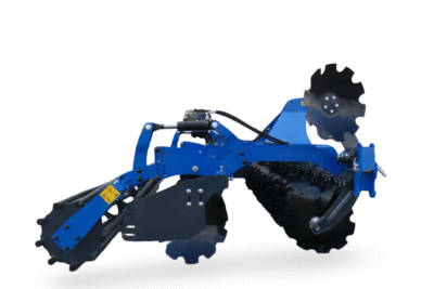 Mounted disc harrow RX with rubber disc protection and mechanical depth adjustment