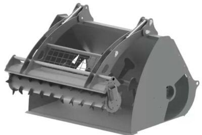 Loose feed mixing bucket