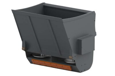 Bedding bucket with 2 rotors